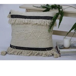 Chicos Home Designer Accent Throw Pillow Handloom Woven‎ - Multi - 20x20”